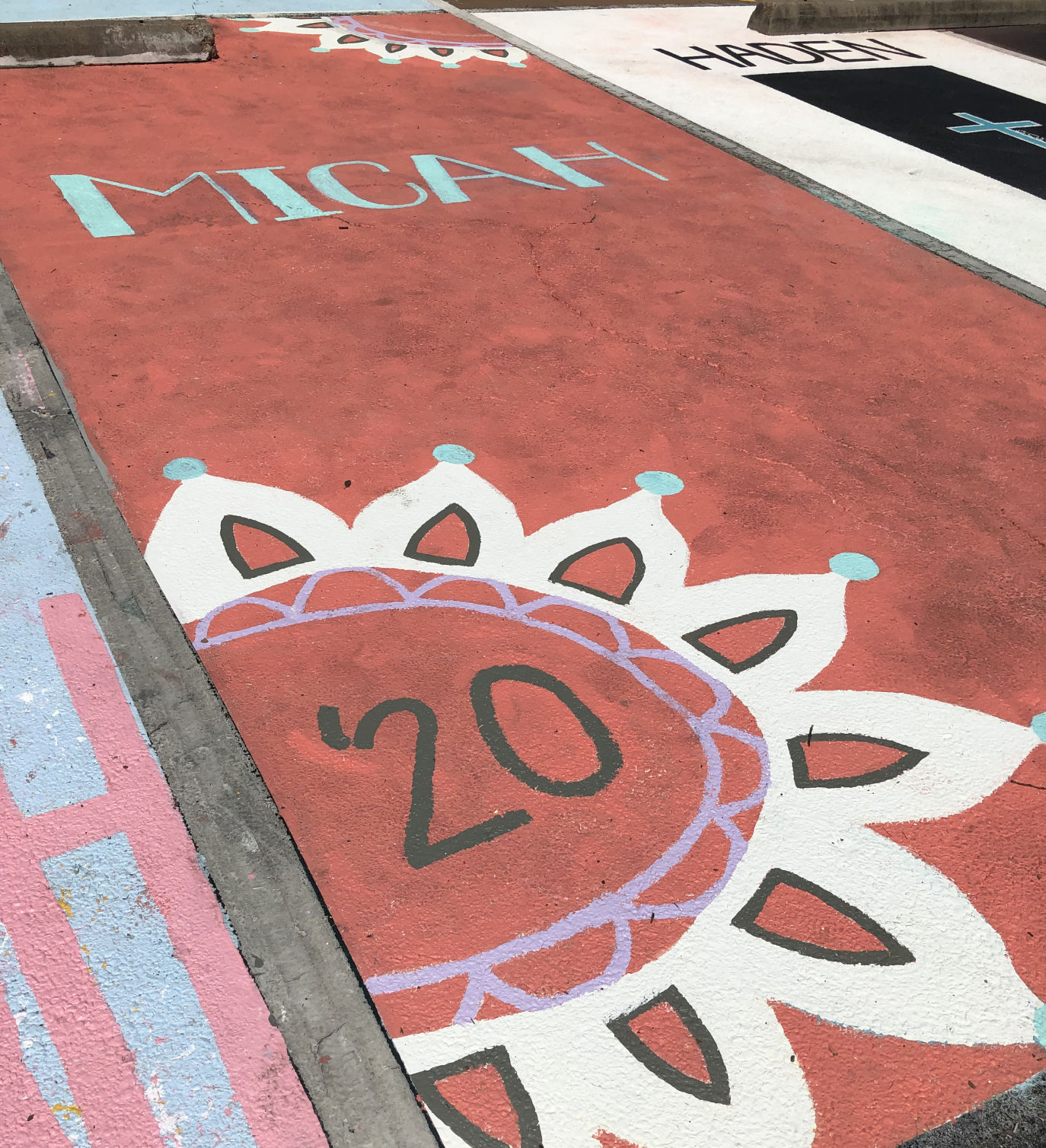Bryan High School senior parking, 2020